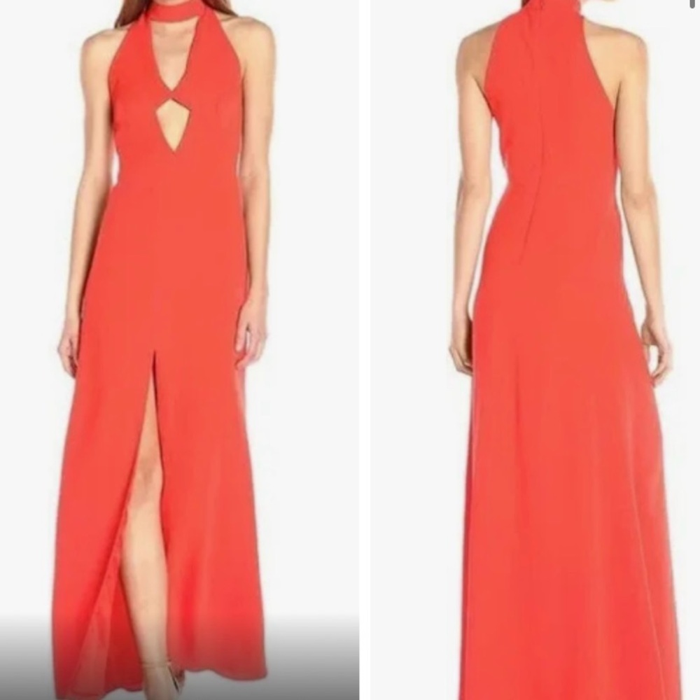 Jill Stuart Red Orange Gown size 0